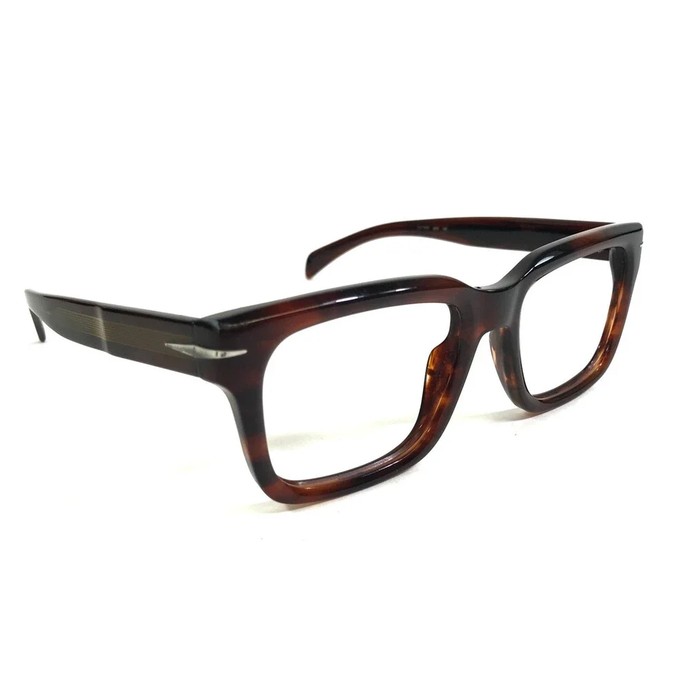 David Beckham Eyeglasses Frames DB7107 ASA Tortoise Square Full Rim 53-19-145